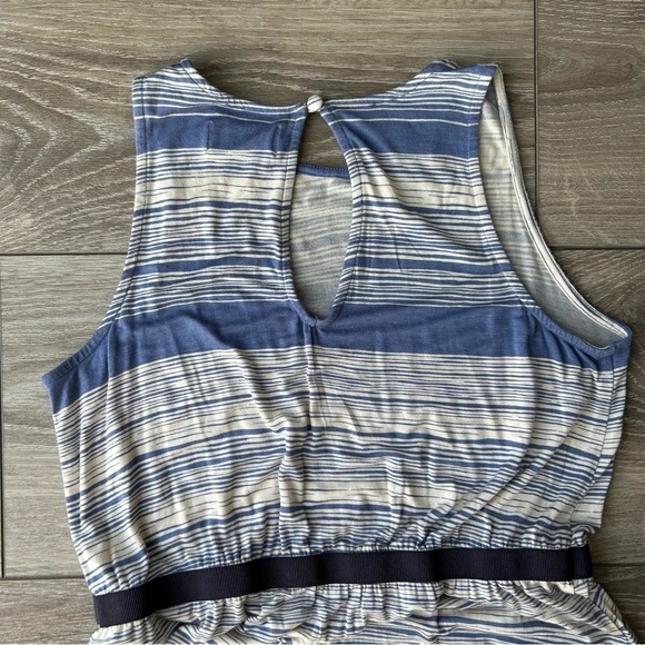 Ann Taylor Loft Striped Jersey Sleeveless Maxi Dress - Picture 11 of 13